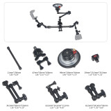 BGNing 7  11  Adjustable Friction Articulating Magic Arm for Gopro Hero DSLR Monitor Flash LED Video Light Camera Cage Tripod Gimbal