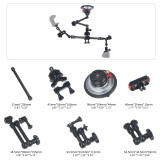 BGNing 7  11  Adjustable Friction Articulating Magic Arm for Gopro Hero DSLR Monitor Flash LED Video Light Camera Cage Tripod Gimbal