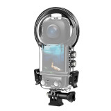For Insta360 X5 50M Waterproof Invisible Diving Case Housing Case Underwater Protective Shell Cover Panoramic Camera Accessories