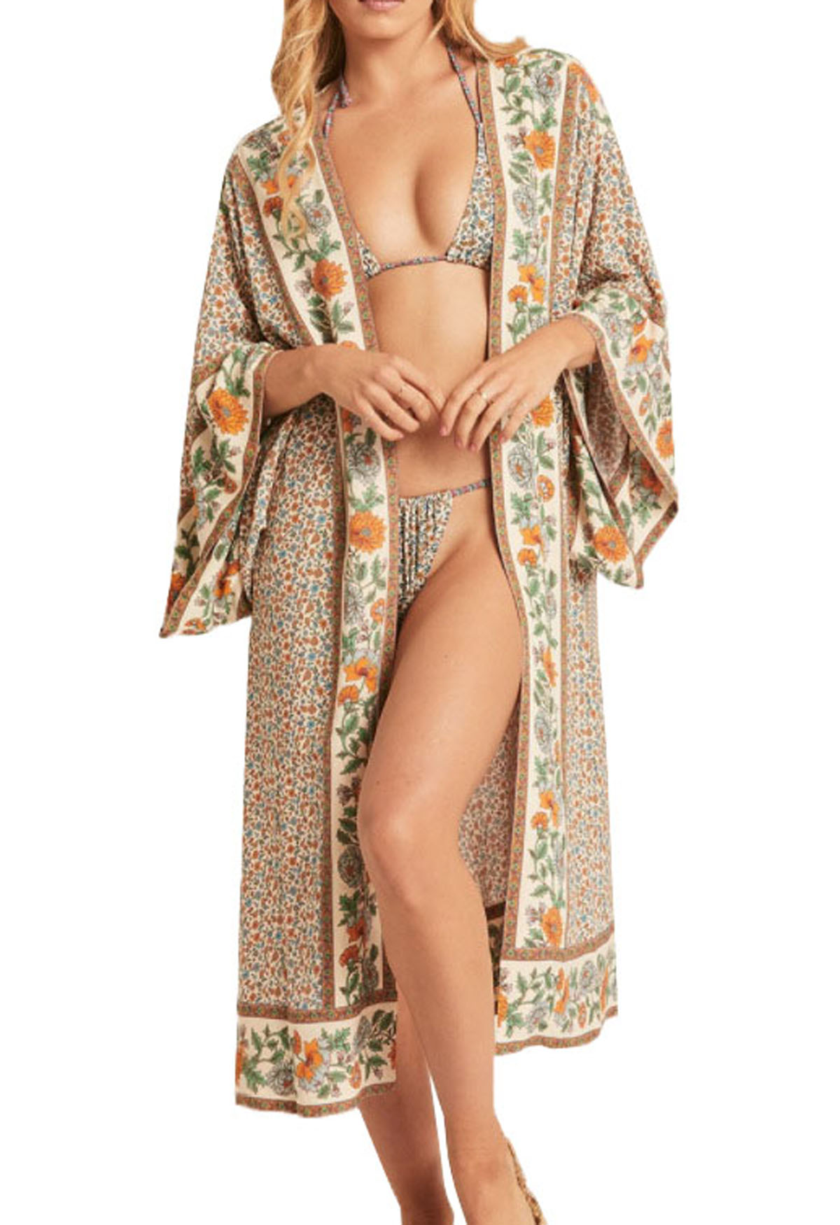 maxi kimono cover up