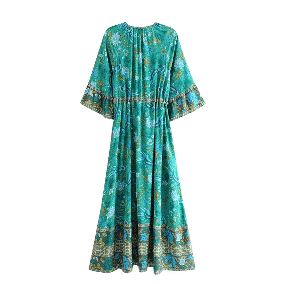 US$ 26.99 - R.Vivimos Women's Summer Cotton Vintage Floral Half Sleeve ...