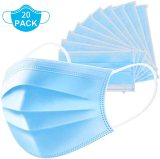 20 Pcs Disposable Medical Face Mask - Anti-Dust Filter, Breathable,Protection and Personal Health Professional, 3 layers of purifying, Cotton