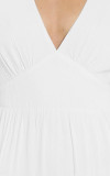 R.Vivimos Women's Cotton Fall Long Sleeves V Neck Tie Waist Casual Layered Ruffles Mini Swing Dresses