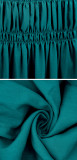 R.Vivimos Women's Cotton Long Sleeves V Neck Layered Ruffles Pleated Swing Mini Dress