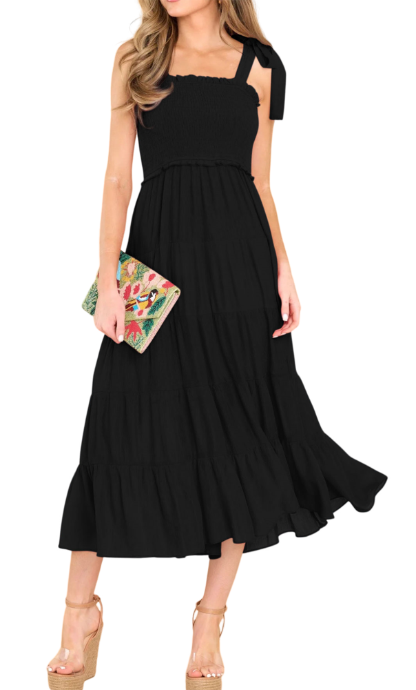 Women's flowy cheap midi dress