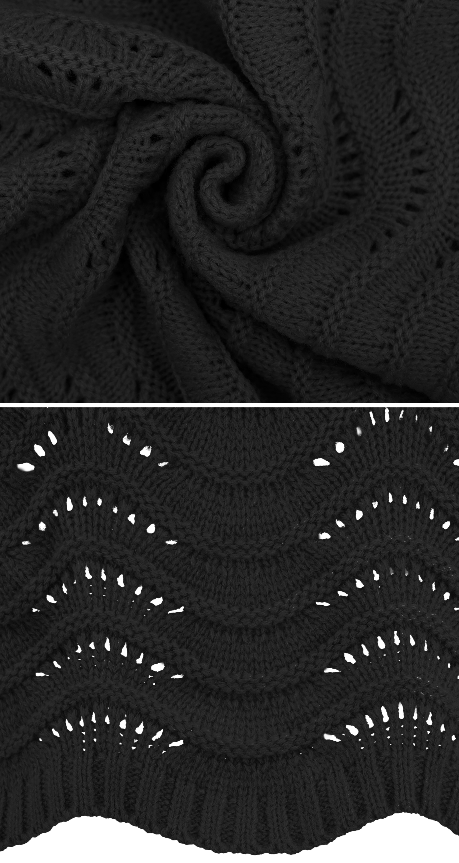 R.Vivimos Womens Cropped Sweater Long Sleeve Crew Neck Casual Tops Fashion Hollow Out Elastic Loose Knit Sweater Pullover 19