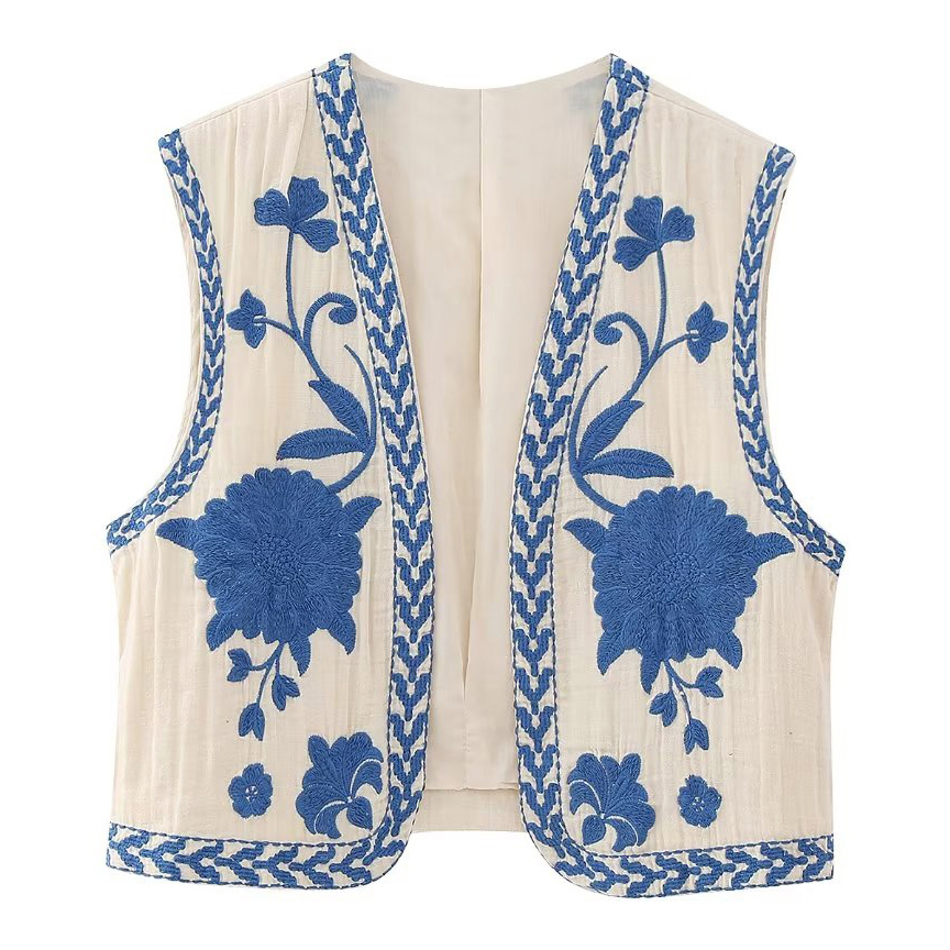 トップス Cording Embroidery Vest - ecru Cording Embroidery Vest - ecru