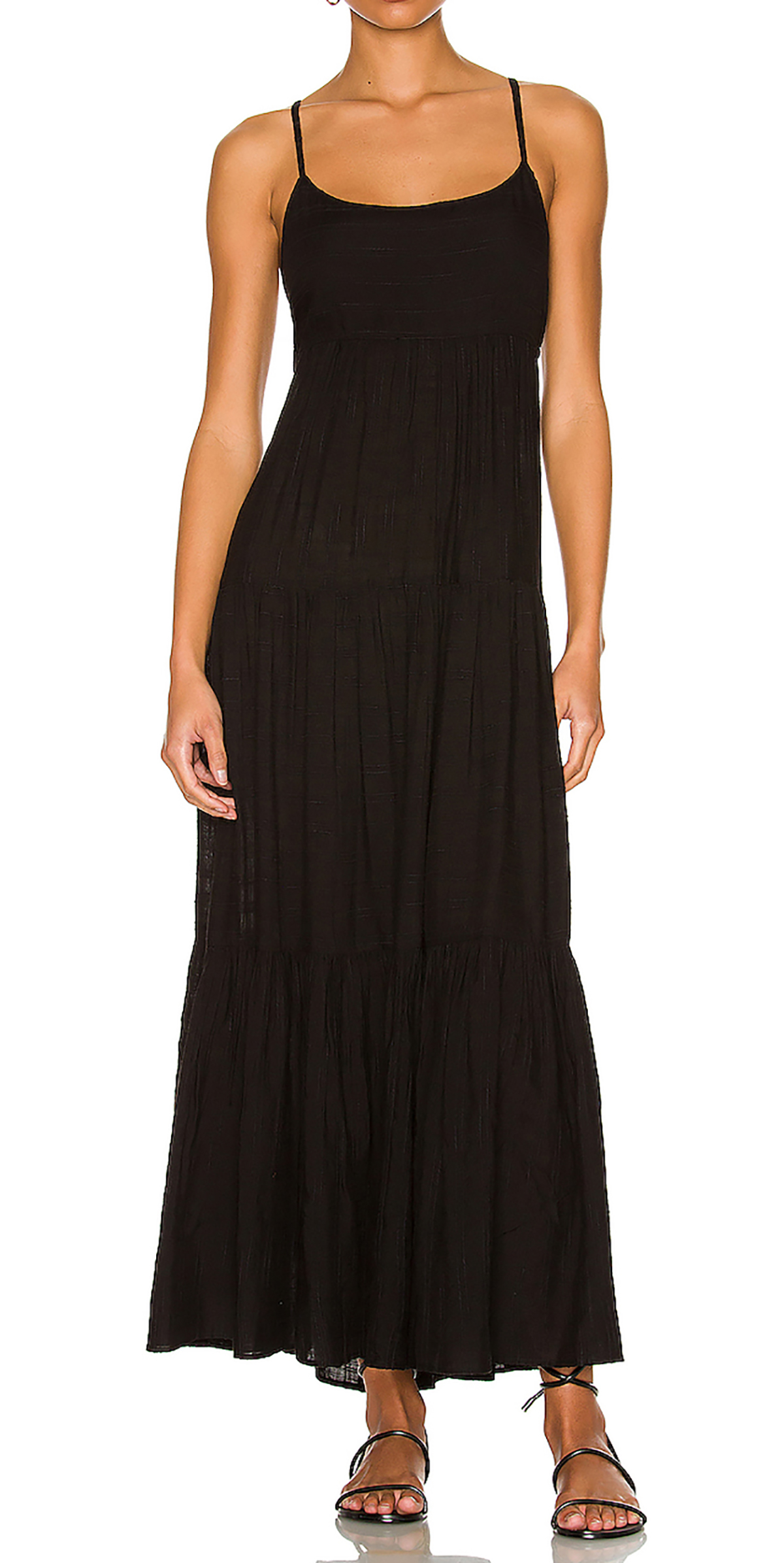ワンピース Riviera Bow Tiered Long Dress Riviera Bow Tiered Long Dress（ワンピース）｜Her lip to