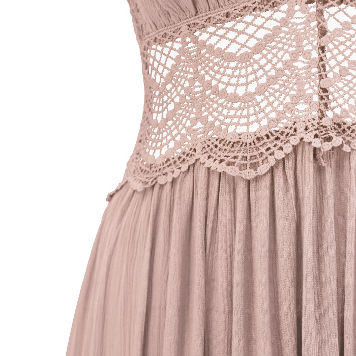 R.Vivimos Women Summer Ruffles V Neck Backless Beach Short Dresses