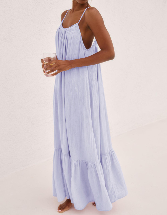 chinese dress ladies Flossy Maxi Dress