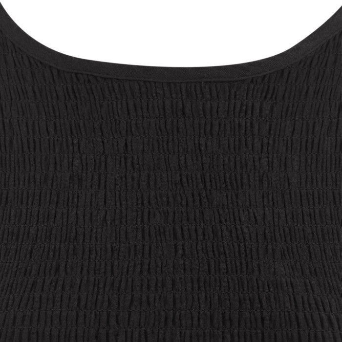 R.Vivimos 2026 Summer Cotton Midi Dresses for Women Casual Sleeveless Smocked A-Line Tiered Flowy Tank Dress with Pockets