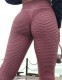 High Waist Dark Red Butt Enhance Yoga Legging For Women