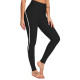  Black Stripe Yoga Leggings High Rise Jacquard Yoga Pants