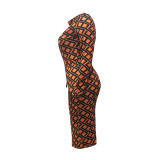 Waist Knot Large Size Bodycon Dress Wholesale Online