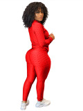 Rushlover Red Queen Size High Rise Women Set Fashion Style