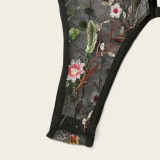Rushlover Black Lace Embroidered Jumpsuit Exquisite Embroidery Fashionable And Sexy