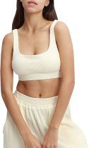 Rushlover Beige Pit Strip Casual Fashion Bra And Trousers Sports And Fitness Two-piece Suit