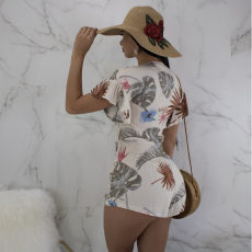 Sexy Strappy Printed Romper LP-653