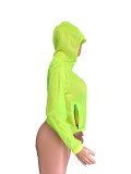 Casual Sporty Hooded Zipper Sun Protection Coat QZX-6084