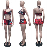 Camouflage Printed Two piece Shorts Set LSL-6240