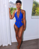 Hollow Out Deep V Bodysuits Swimsuits OD-8128