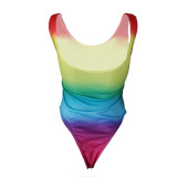 Sexy Gradient Color One Piece Swimsuit QY-5089