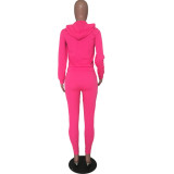 Casual Sports Hooded Long Sleeve 2 Piece Sets ARM-8155