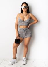 Sexy Activewear Two Piece Shorts Set LSD-8673