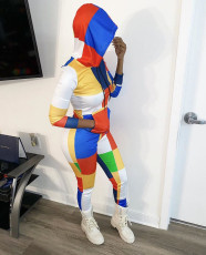 Colorful Plaid Hoodies And Pants 2 Piece Sets MAE-2023