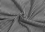 Single Sleeve Striped Sports Two Piece Set NIK-098