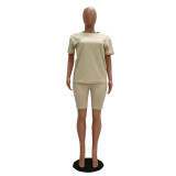 Casual Short Sleeve Shorts Set TR-1006