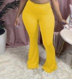 Plus Size 4XL Fat MM Long Skinny Flared Pants OY-6209