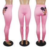 Sexy Printed Bodycon Long Pants SHD-9328