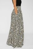 Trendy High Waist Printed Maxi Skirt SFY-161