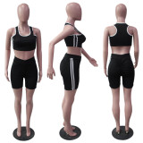 Casual Fitness Tank Top And Shorts 2 Piece Sets YUF-9005