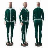 Casual Tracksuit Long Sleeve Two Piece Suits IV-8055