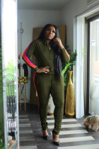 Plus Size 5XL Casual Printed Tracksuit 2 Piece Sets BMF-025