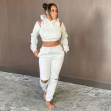 Casual Hoodies And Sweatpants Two Piece Sets NYF-8020