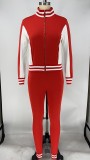 Casual Tracksuit Zipper Long Sleeve 2 Piece Sets XMY-9269