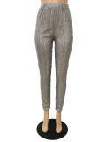 Shiny Sequins Casual Long Pants CM-800