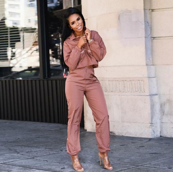 Casual Tracksuit Solid Two Piece Pant Sets ORY-5054