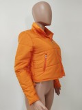 Plus Size Winter Warm Full Sleeve Zipper Coat LSD-9030