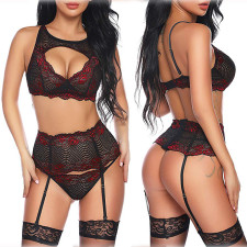 Sexy Lingerie G-string With Garter Belt Exotic Sets (Without Stocking) YQ-S165