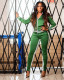 Casual Sports Zipper Jacket And Pants 2 Piece Sets DMF-8161