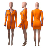 Sexy Long Sleeve Bodycon Mini Dress NIK-198