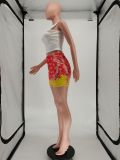 Summer Fashion Casual Sleeveless Vest And Print Shorts 2 Piece Set SMF-8073