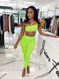 Sexy Crop Top And Pants Two Piece Suits NIK-216