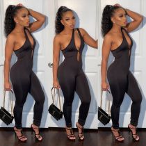 Sexy One Shoulder Hollow Out Jumpsuits CYAO-8075