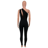 Sexy One Shoulder Hollow Out Jumpsuits CYAO-8075