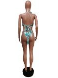 FLoral Print Swimwear Padded Bikinis 3 Piece Sets MEM-8342